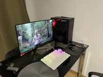 Komputer stacjonarny + monitor,klawiatura (caly zestaw)
