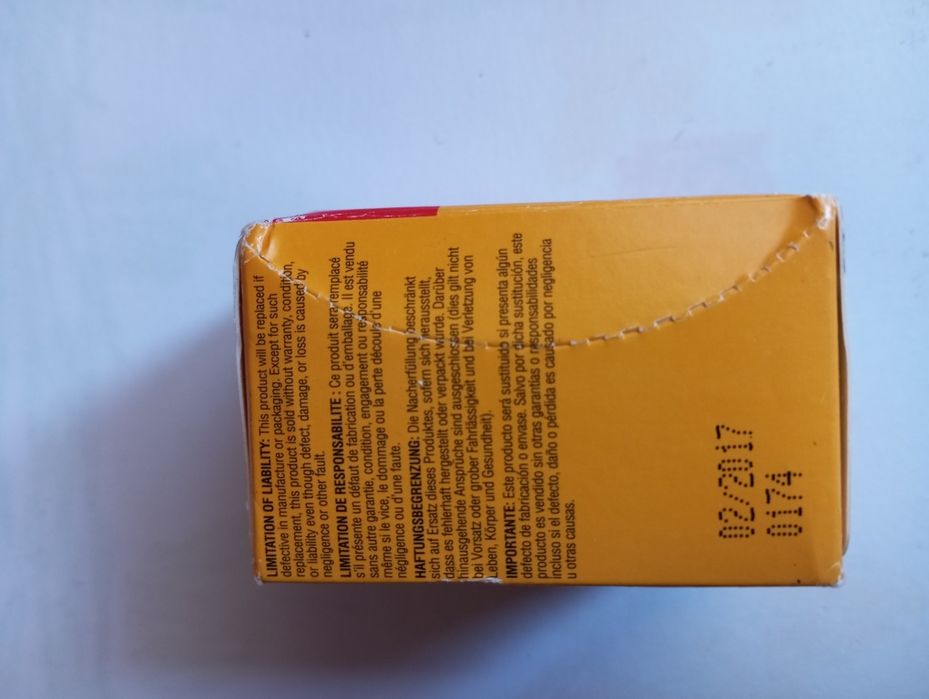 Kodak Professional 400 TMax rolo Novo