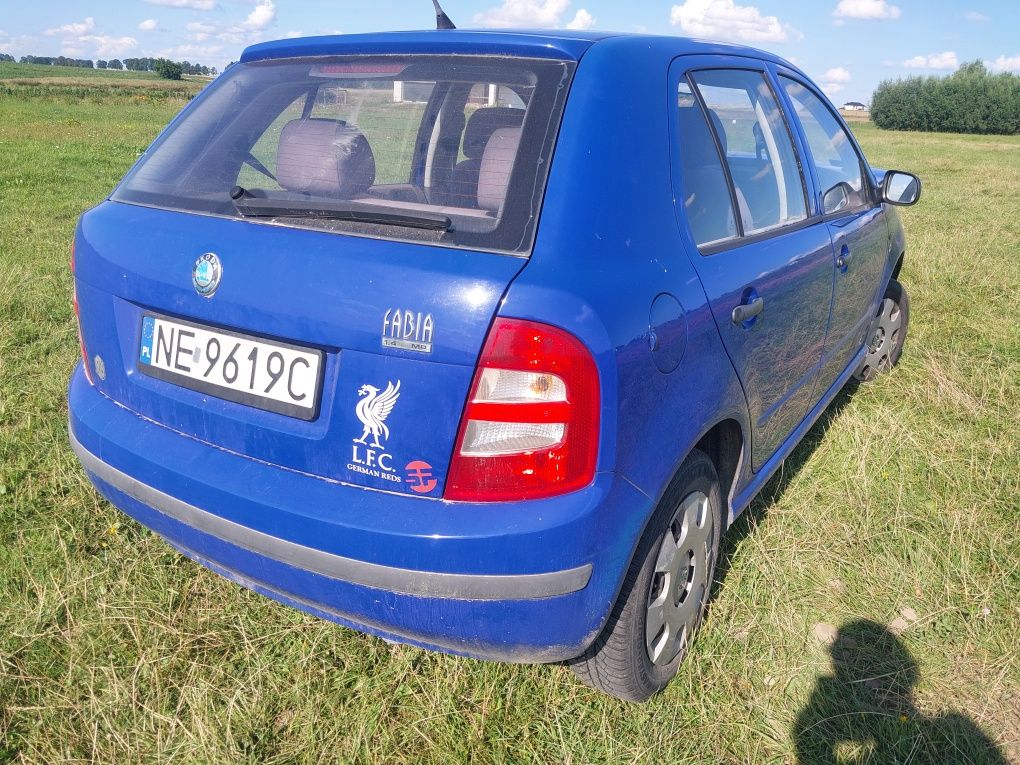 Części do skoda Fabia I silnik 1.4 mpi azf skrzynia FNK kolor 4590