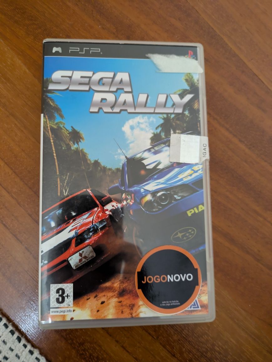 Psp playstation portable + jogos (gta, sega rally)
