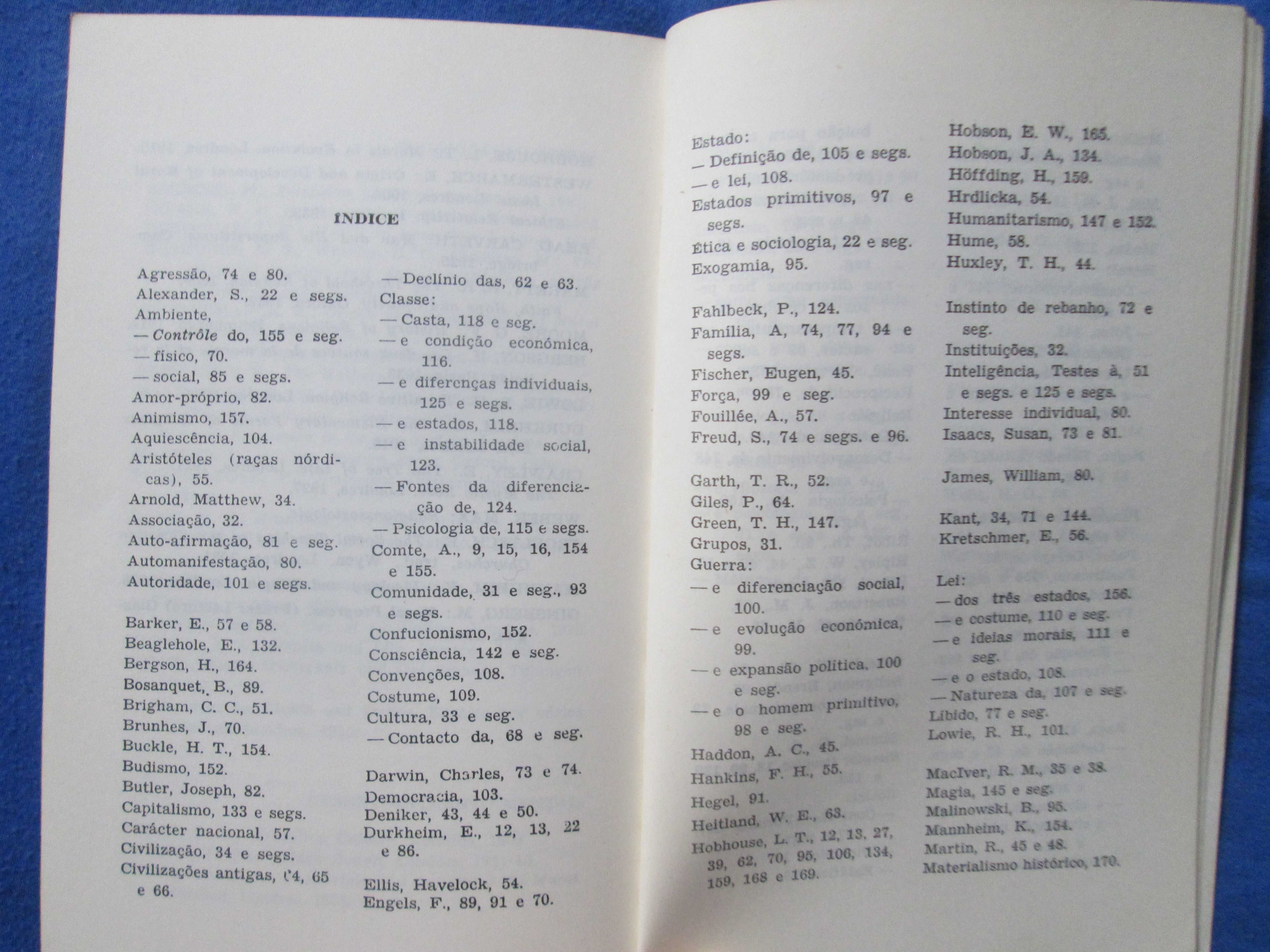 Introdução à Sociologia, de Morris Ginsberg