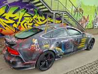 Audi A7 Sportback Audi A7 quattro 3.0tdi CZARNA BESTIA tuning off-white