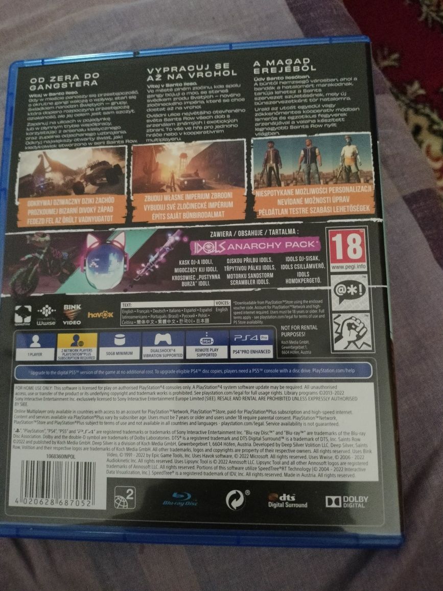 Saints row day one edition PS4