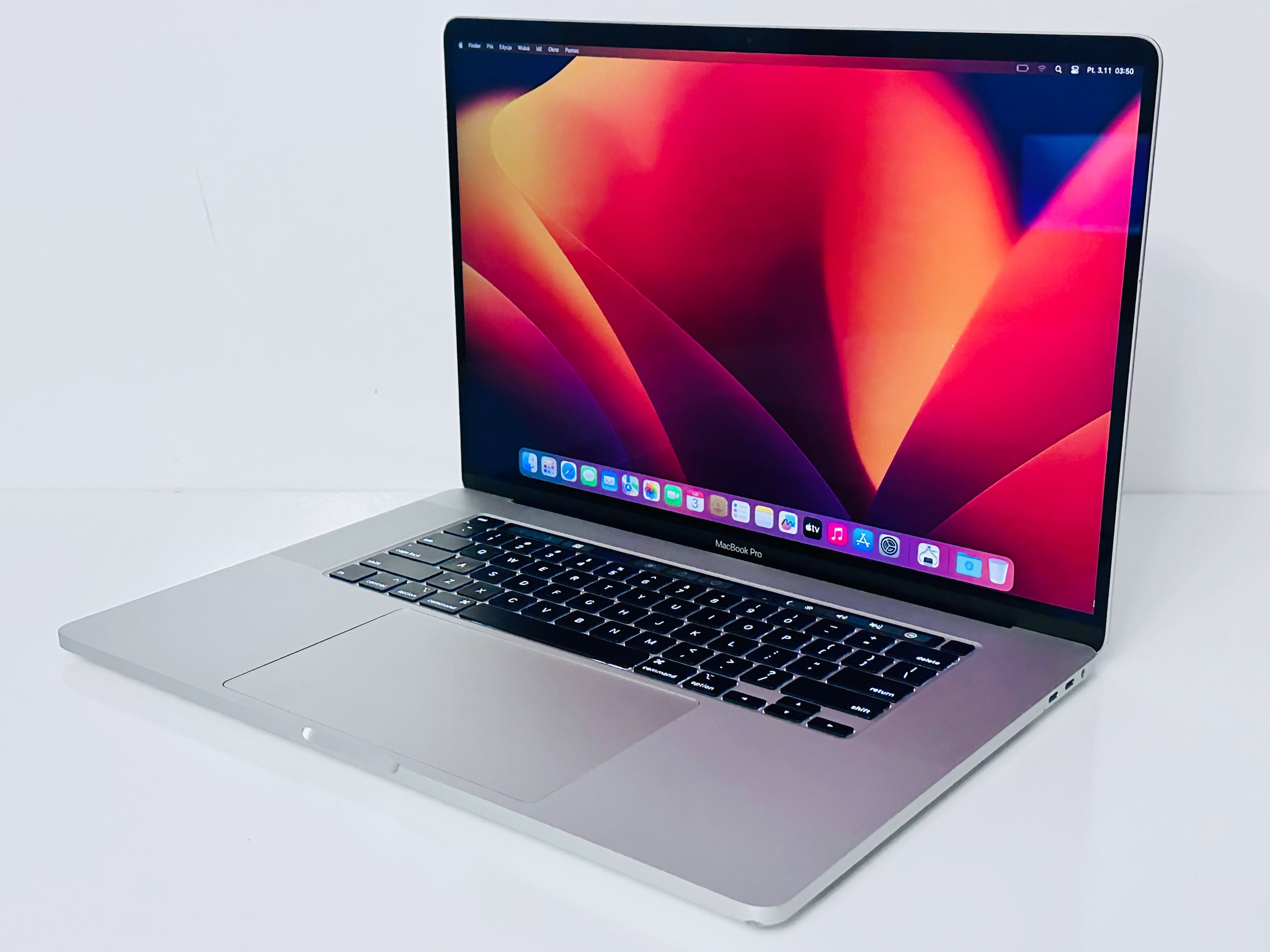 Apple MacBook Pro 16 2019 i9 16GB RAM 1TB SSD Silver Bez Blokad