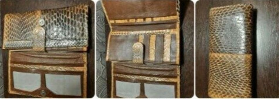 Кошелёк кожа кобры