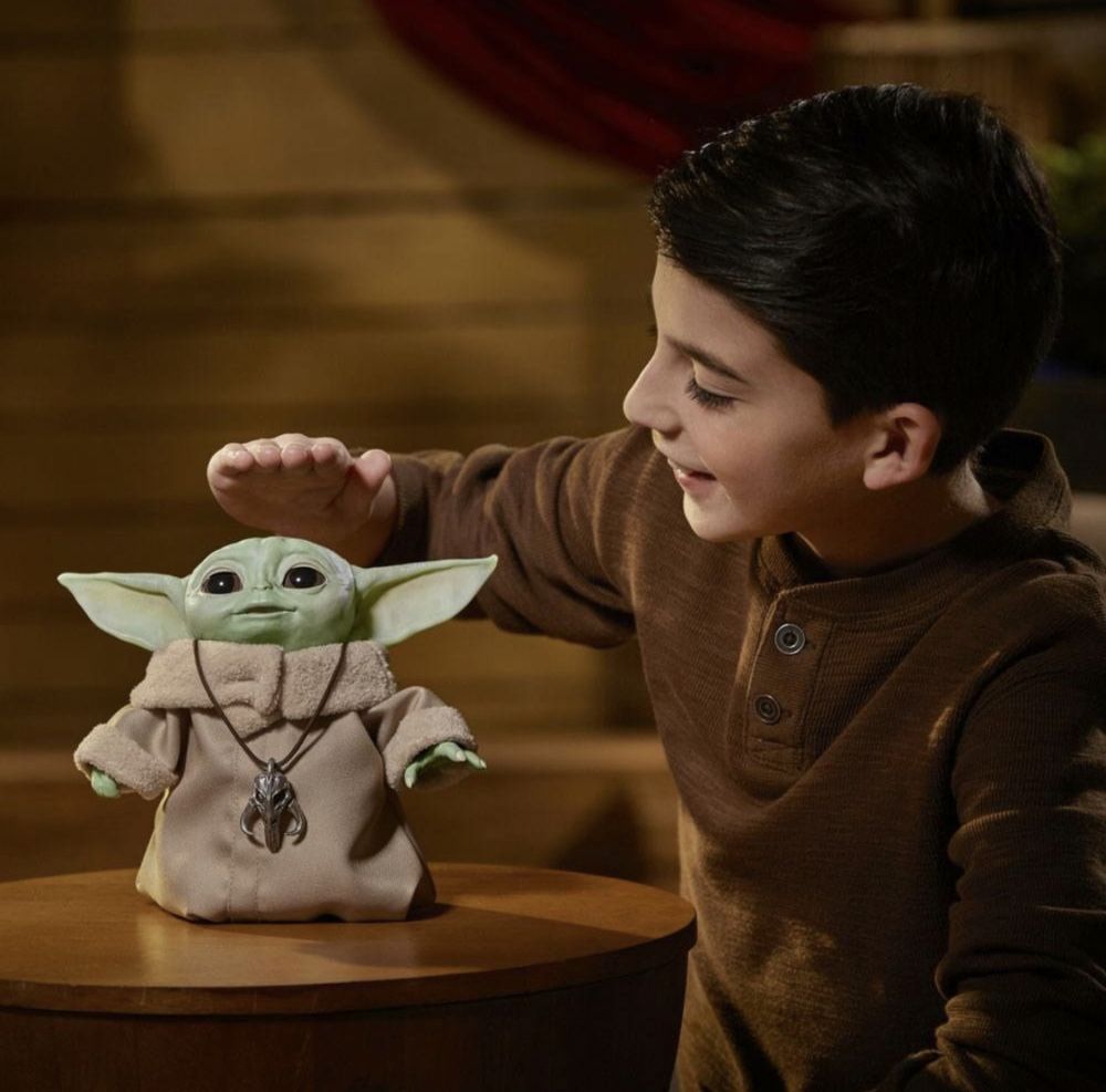Star Wars-Baby Yoda Animatronic Hasbro - NOVO EM CAIXA - 25 cm