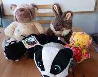 Peluches novos ou semi novos