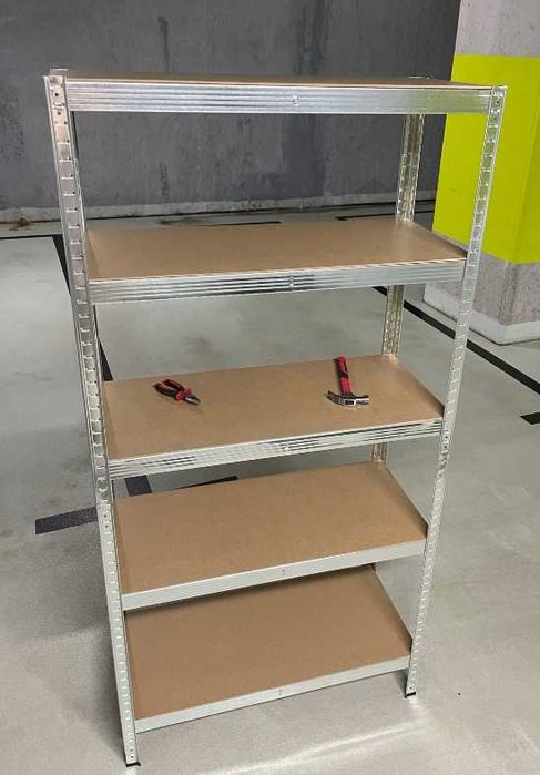 REGAŁ MAGAZYNOWY metalowy mocny regał do 875kg 180x90x40cm