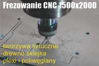 Frezowanie CNC Plexi, Dibond, PVC, Drewno, Poliwęglan, Sklejka