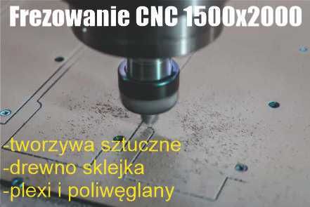 Frezowanie CNC Plexi, Dibond, PVC, Drewno, Poliwęglan, Sklejka
