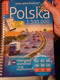 Atlas samochodowy Polska 1:300 000, wyd.Demart mapy