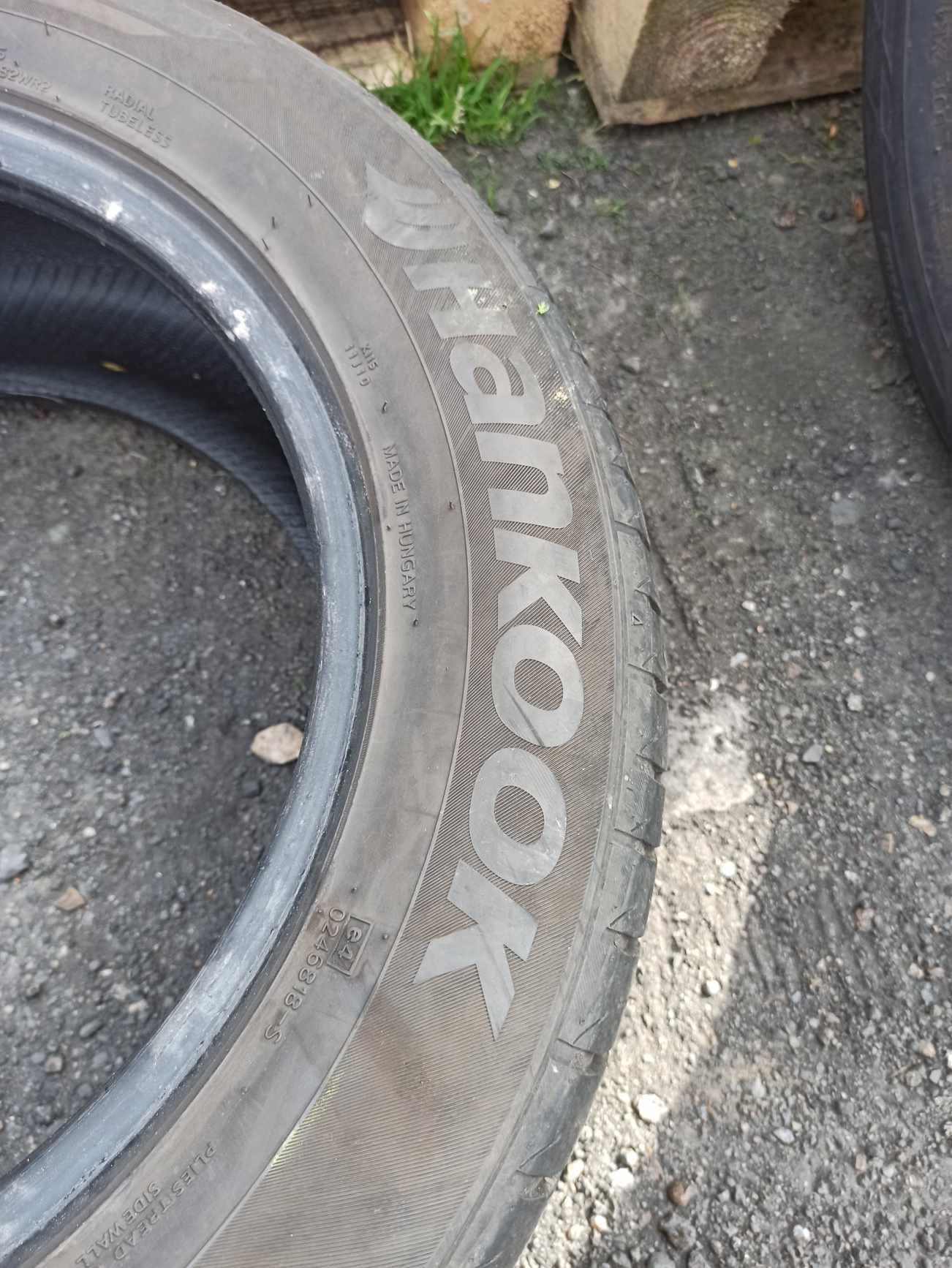 2 opony letnie Hankook 225/55 16, 6,3mm. Możliwy montaż