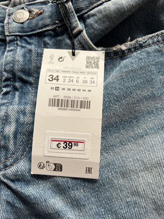 Джинси Zara 34 розмір нові