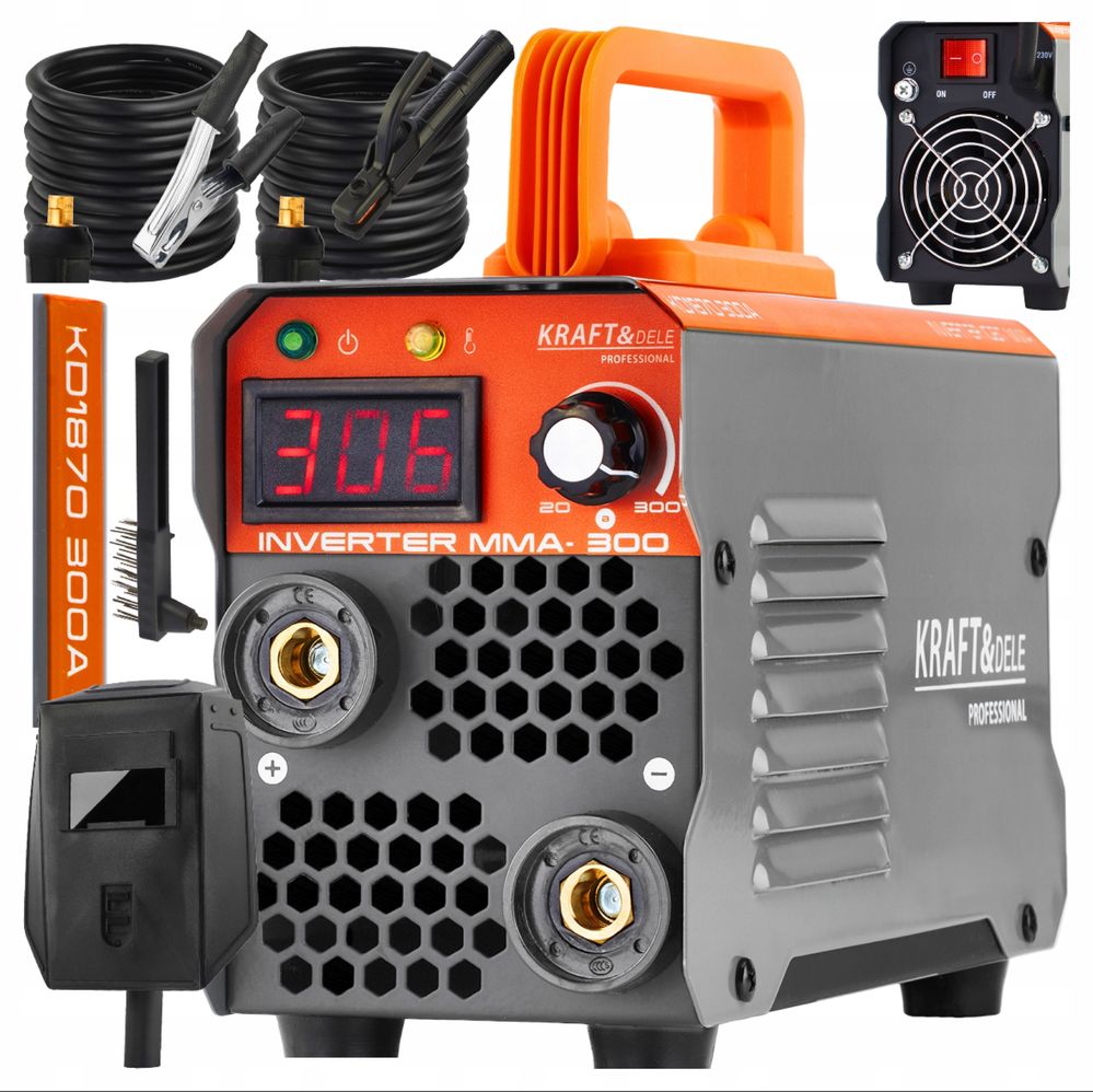 Spawarka Inwertorowa Inwerterowa MMA TIG LCD 300A Anti Stick Hot Start