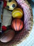 Bolas em miniatura