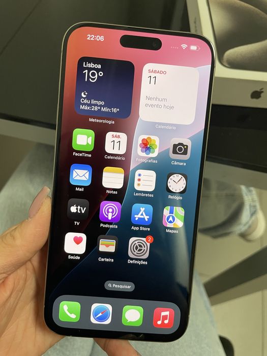 Iphone 15 pro max 512GB Natural Titanium com fatura e garantia