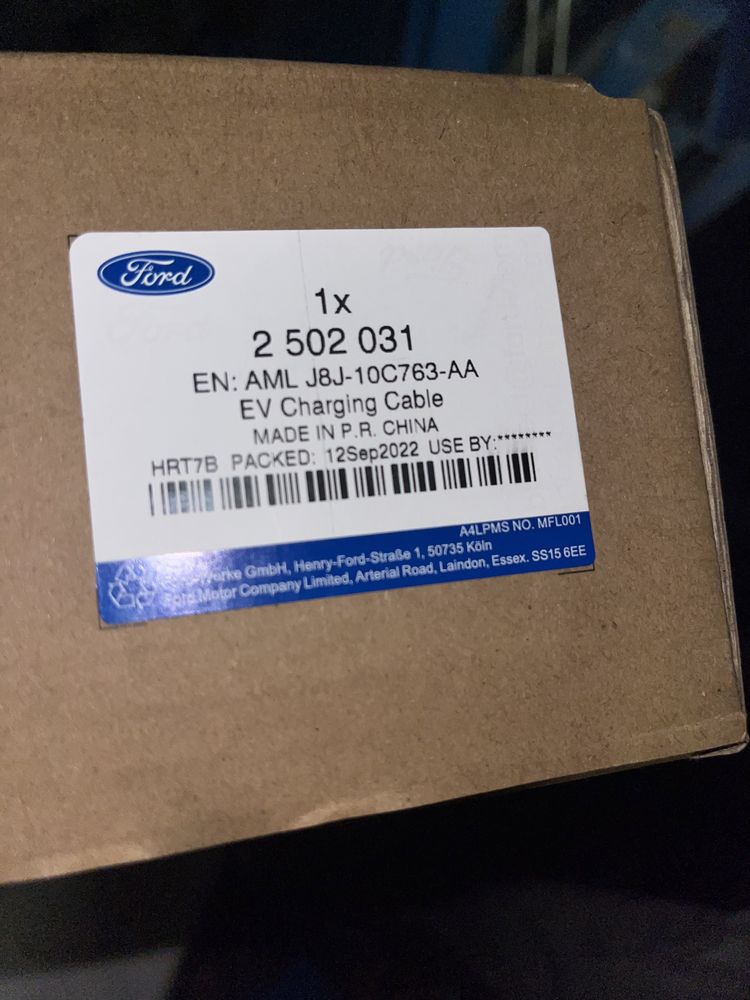 Kabel ładujący EV, Ford, Typ2, do stacji ładowania