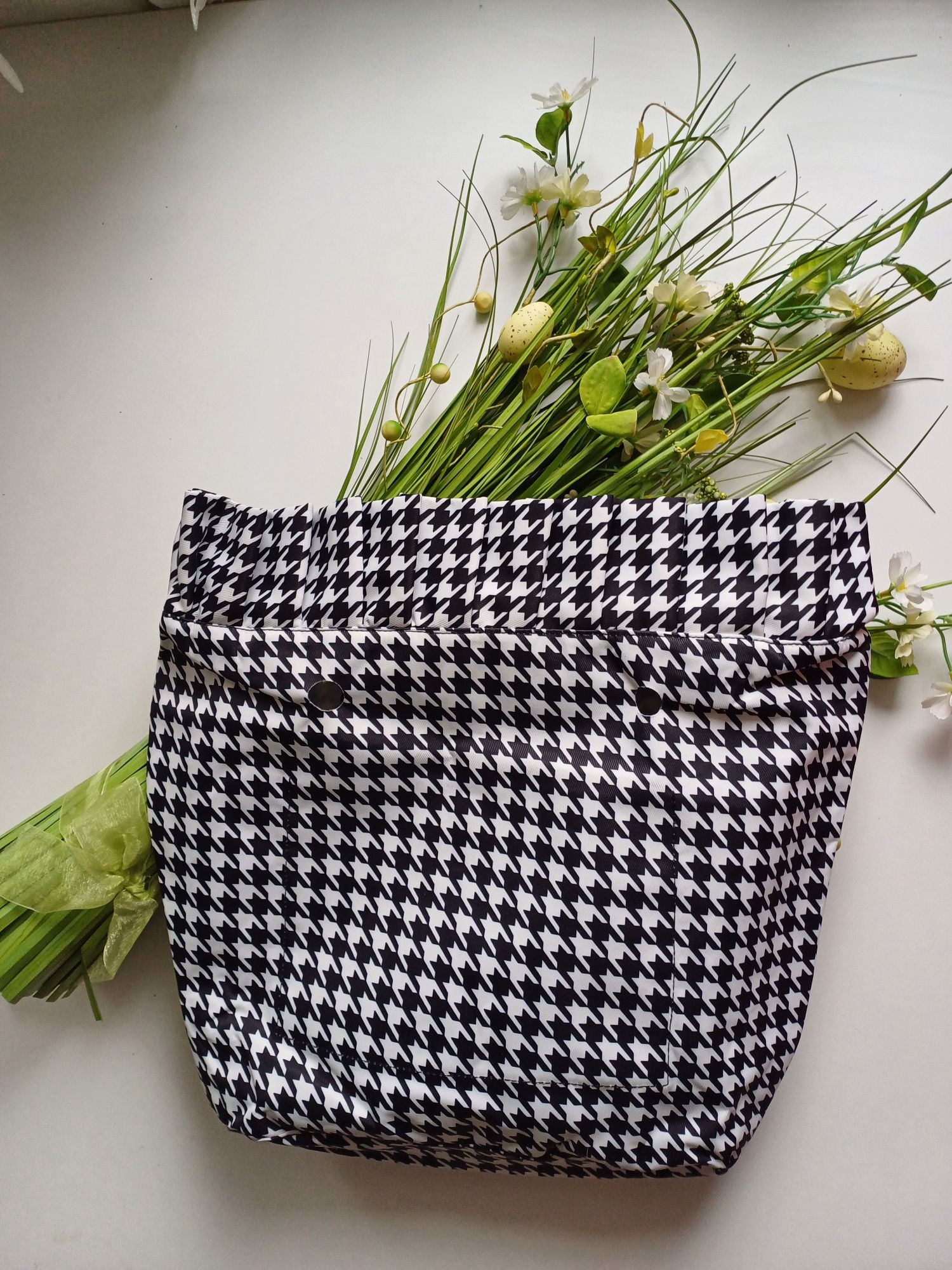 Organizer w pepitkę do torebki O Bag Mini