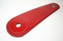 Pełna osłona łańcucha tekstylna czerwona do holendra holenderki 28"
