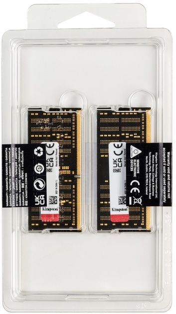 Оперативна пам'ять Kingston Fury SODIMM DDR4-3200 32GB (2x16GB)