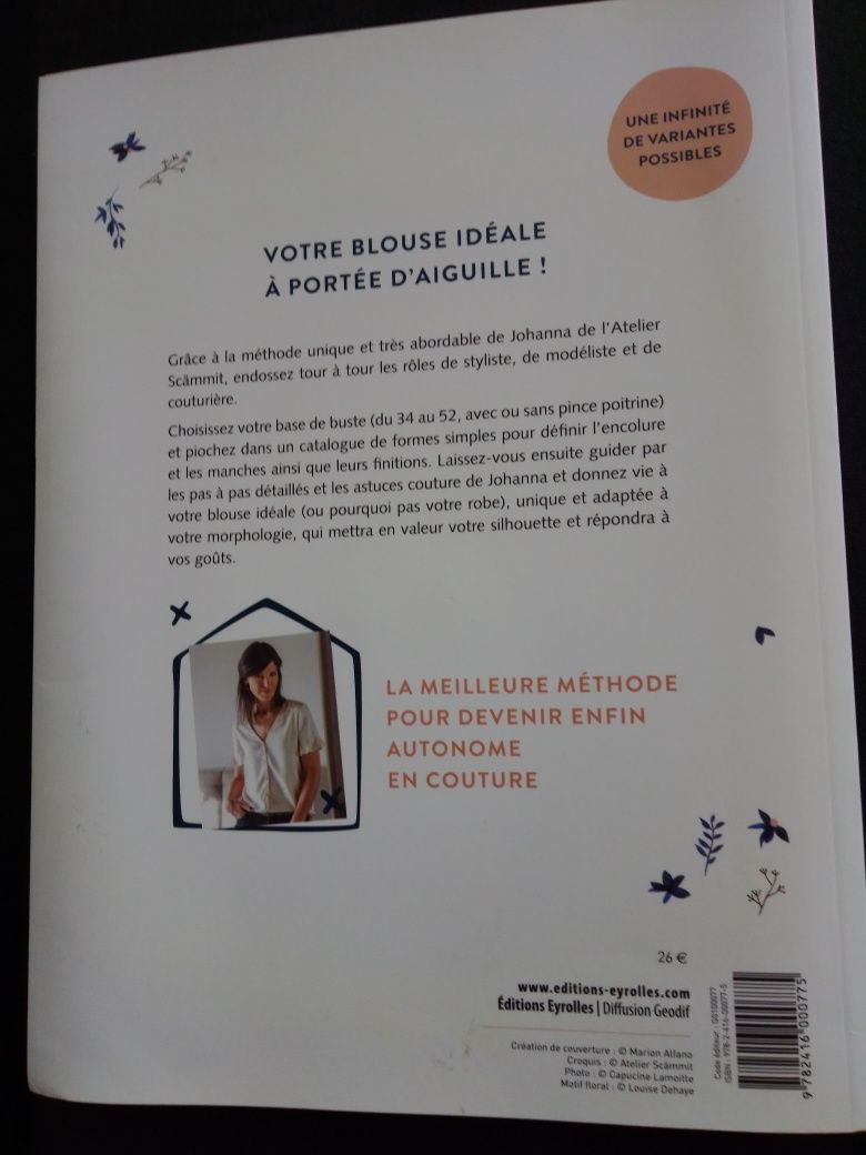 Livro "Na blouse sur mesure"