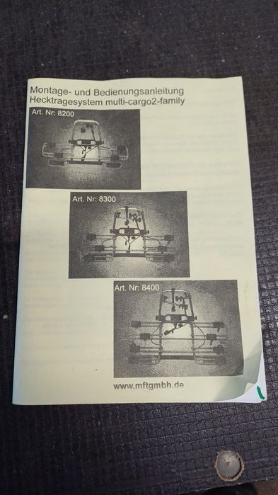 Bagaznik rowerowy Multi Cargo MFT platforma uchwyt na hak 4 rowery