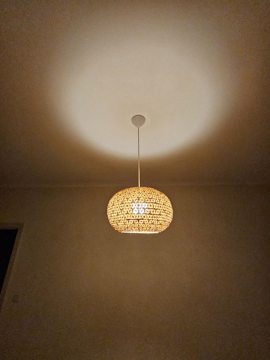 Vendo candeeiro bege