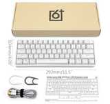 Skyloong gk61 gateron blue/brown