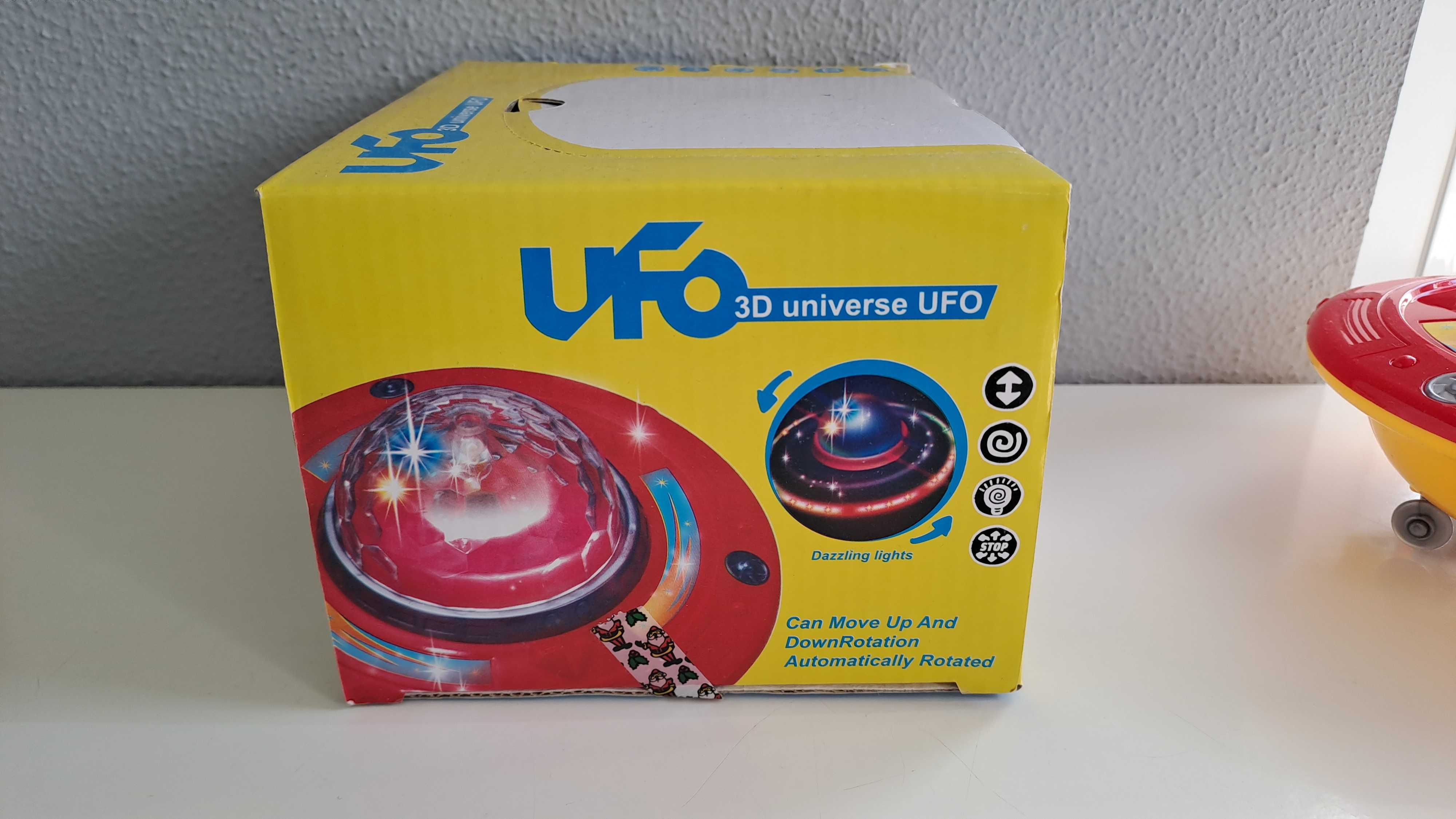 Pião com música e luzes - 3D Universe UFO