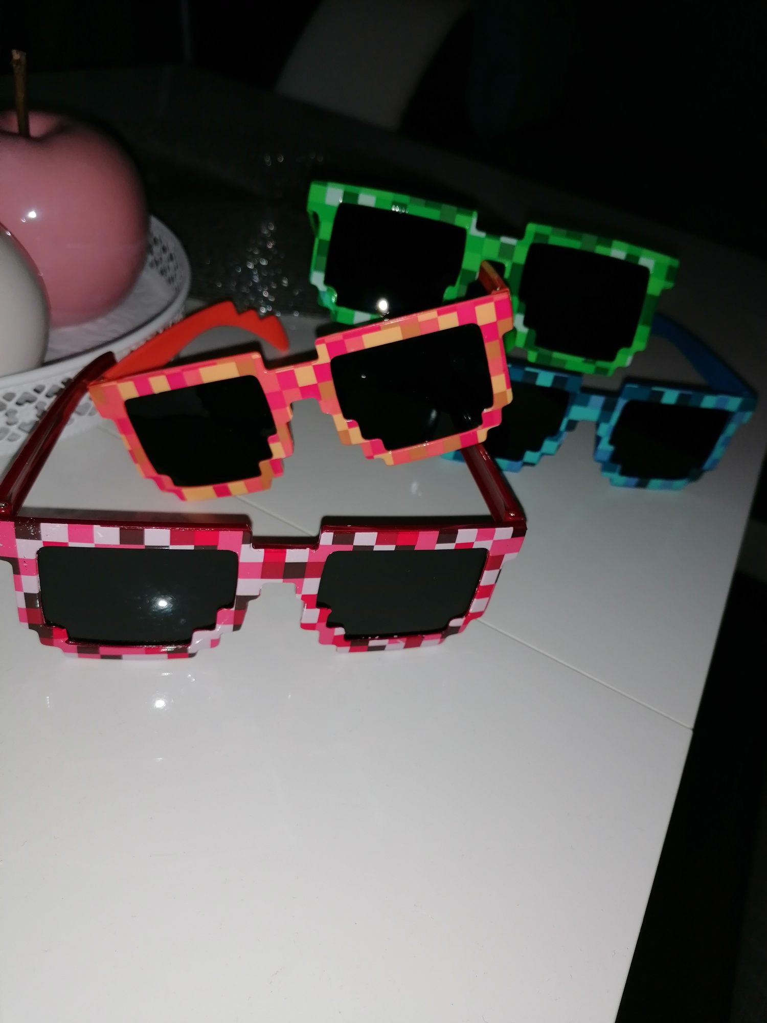 Okulary przeciwsłoneczne dziecięce Minecraft nowe