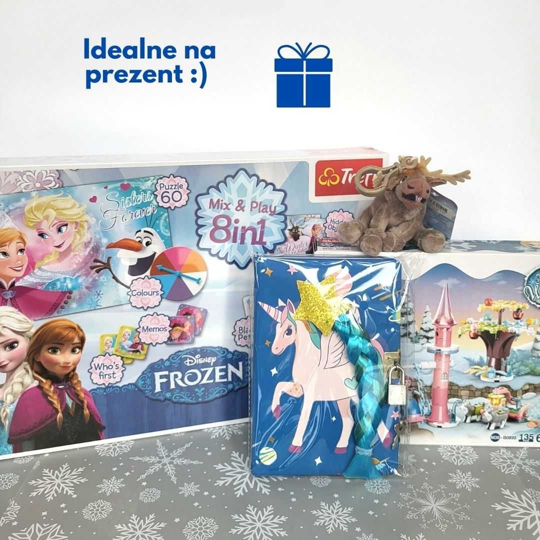 Prezent na Święta dla dziewczynki lat 6 FROZEN PUZZLE zestaw zabawek
