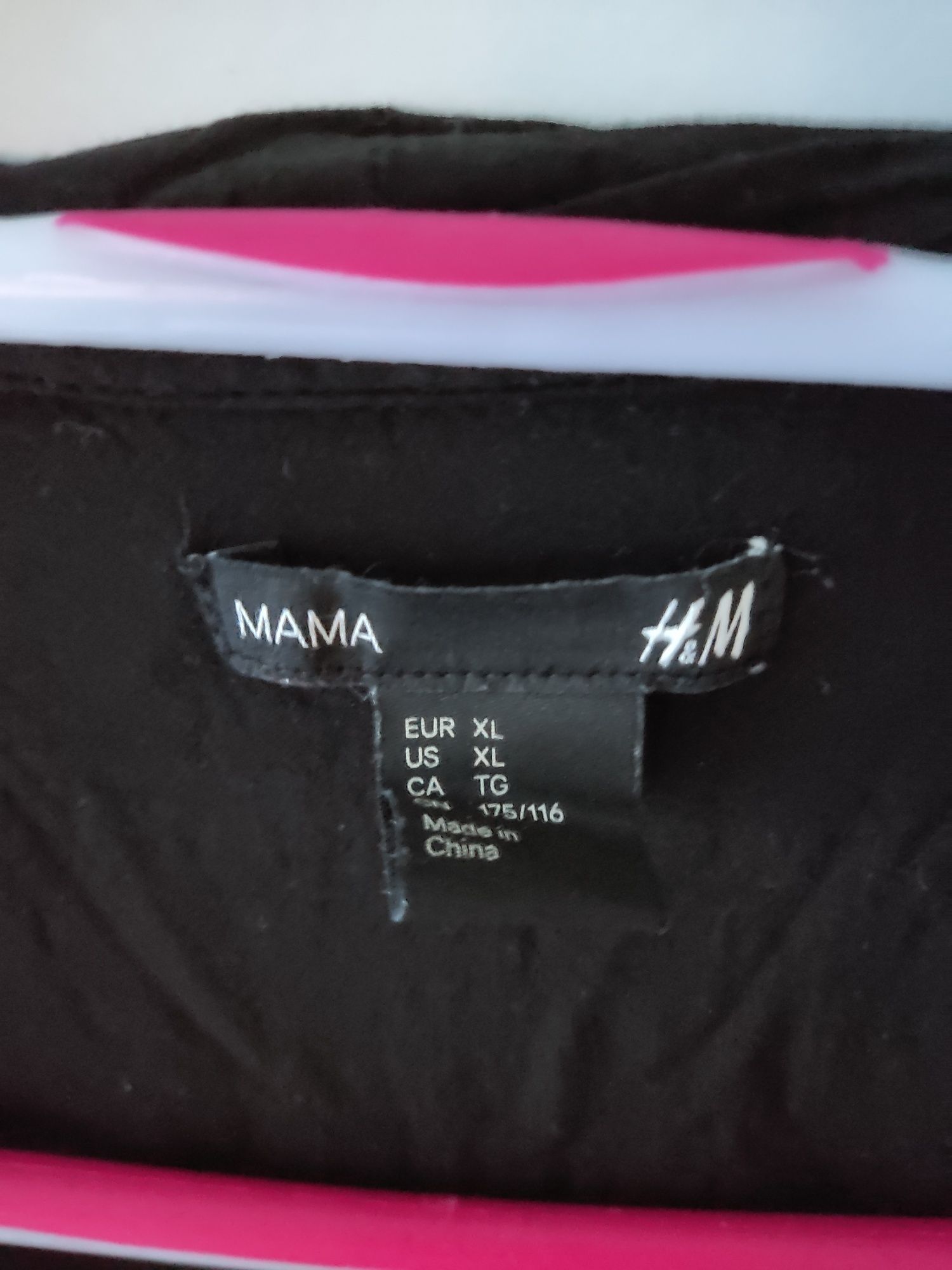 Ciążowa czarna koszula H&M XL