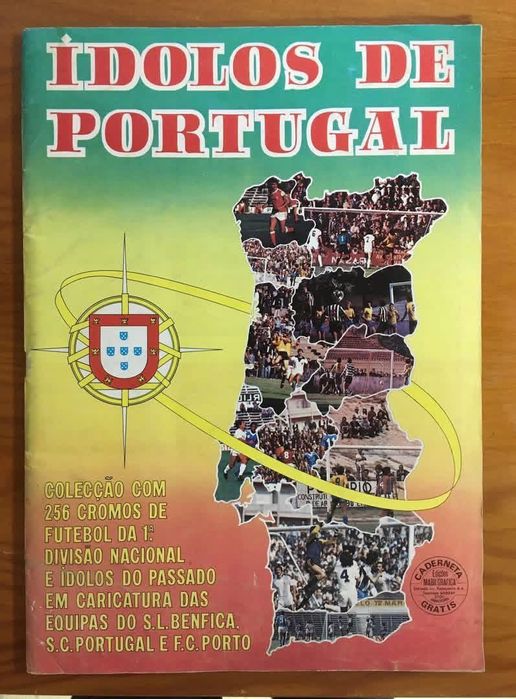 Caderneta futebol Ídolos de Portugal