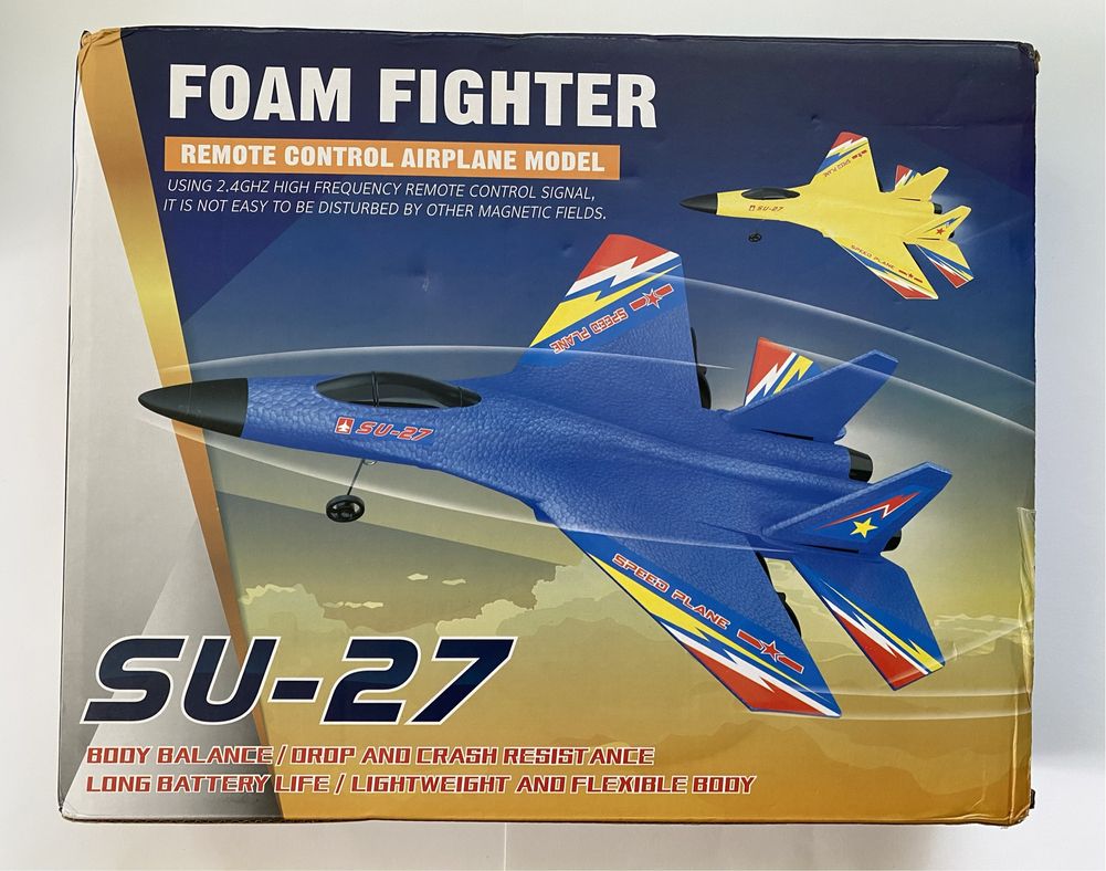 Літак на радіокеруванні самолет на пульті Су-27 (650 грн)