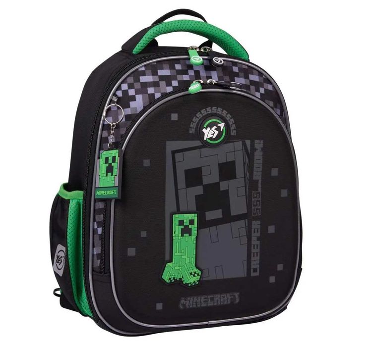 Рюкзак шкільний напівкаркасний Minecraft World YES S-109