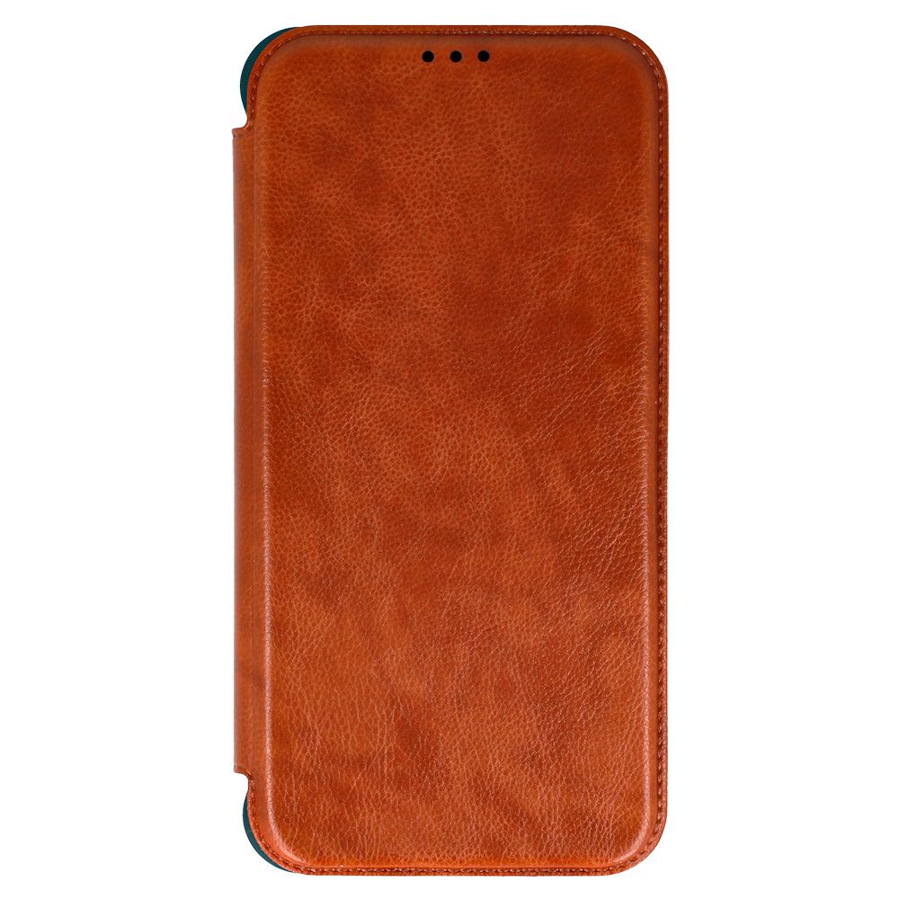 Kabura Razor Leather Book Do Samsung Galaxy A13 4G Brązowa