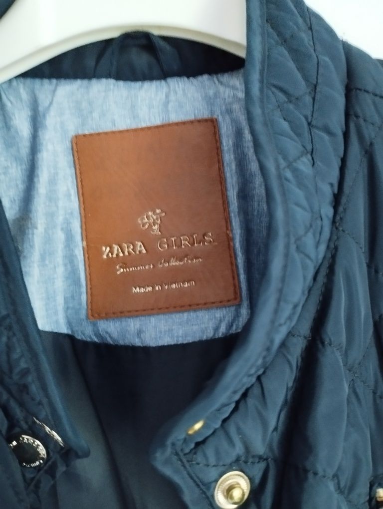 Kurtka pikowana dziewczęca Zara140