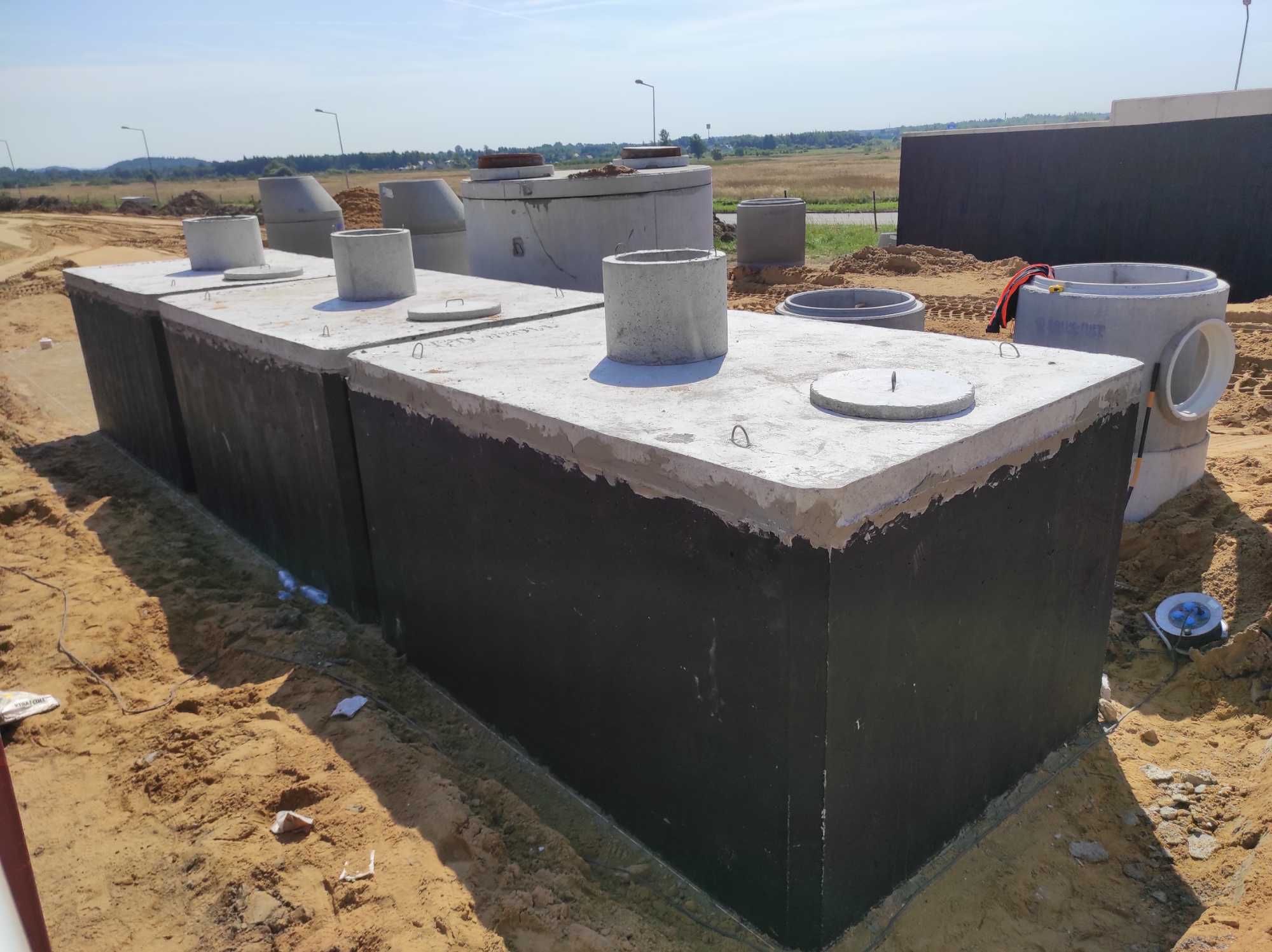 szambo betonowe szczelne zbiornik betonowy na ścieki gnojowicę