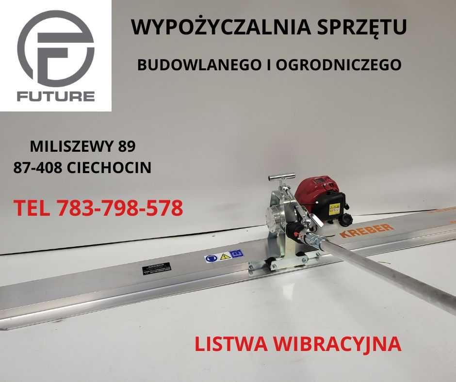 wibrator do betonu wypożyczalnia wynajem