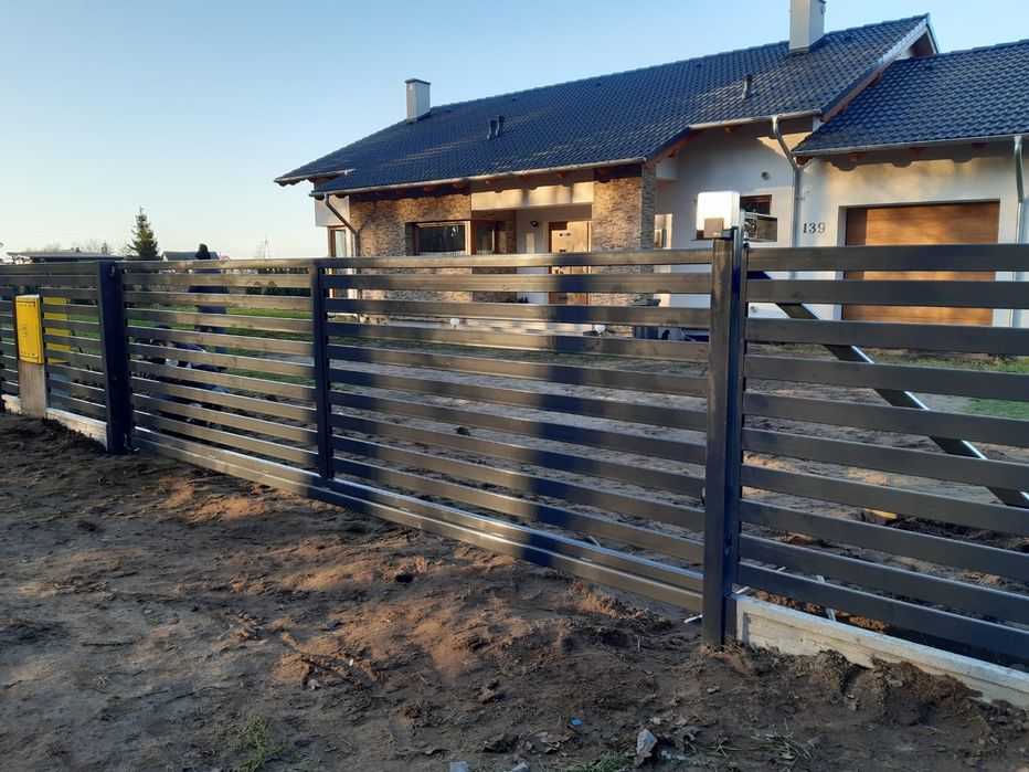 Ogrodzenia Panelowe kompletne. Palisada