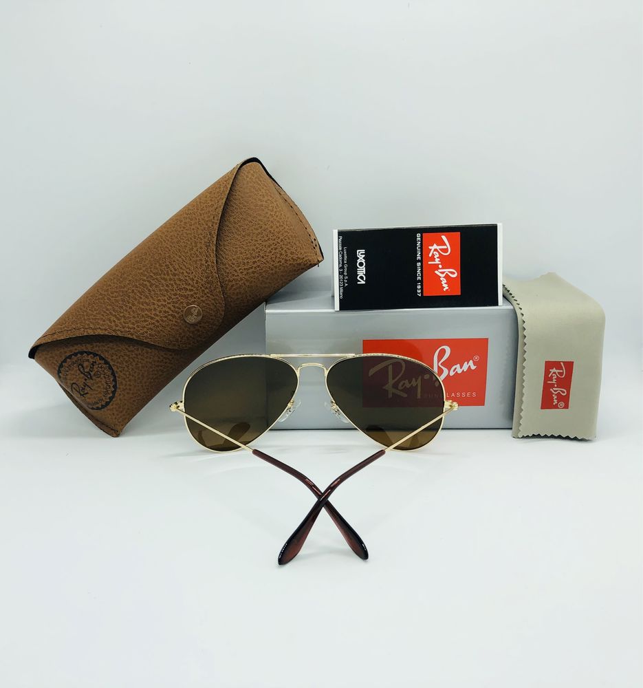Солнцезащитные очки Ray Ban Aviator Large Metal 3025 001/33 58 стекло