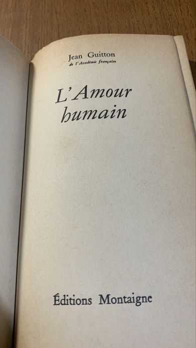 L' amour humain - 1963