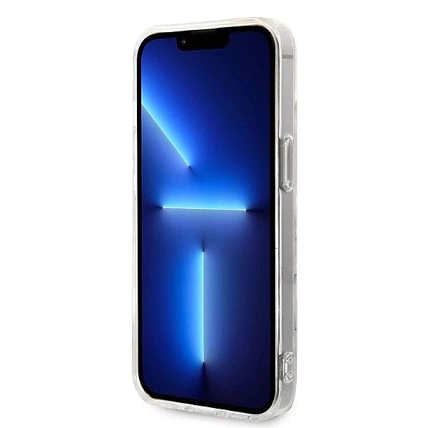Zestaw Guess GUBPP14SHMEACSH Case+ Charger iPhone 14/6,1" biały/white