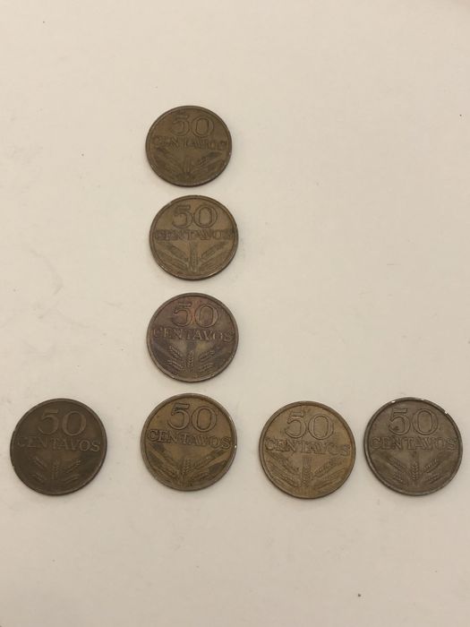 Moedas 50 Centavos Bronze