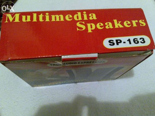 colunas (multimedia speakers) para pc (como novas em caixa)