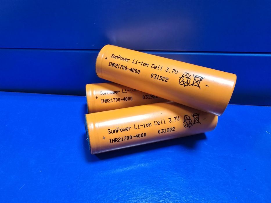 Акумулятор 3.7V 4000mAh 5C 20A 21700 Li-Ion