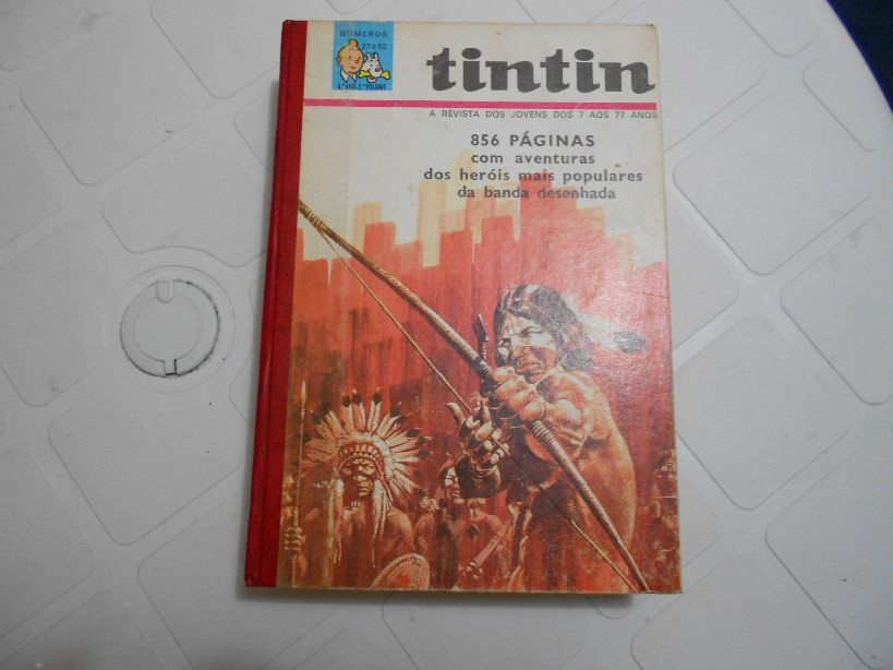 Livros TinTin encadernados capa dura vários anos