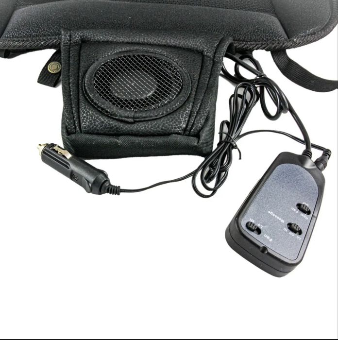 Накидка на сидение с массажем подогревом и вентилятором