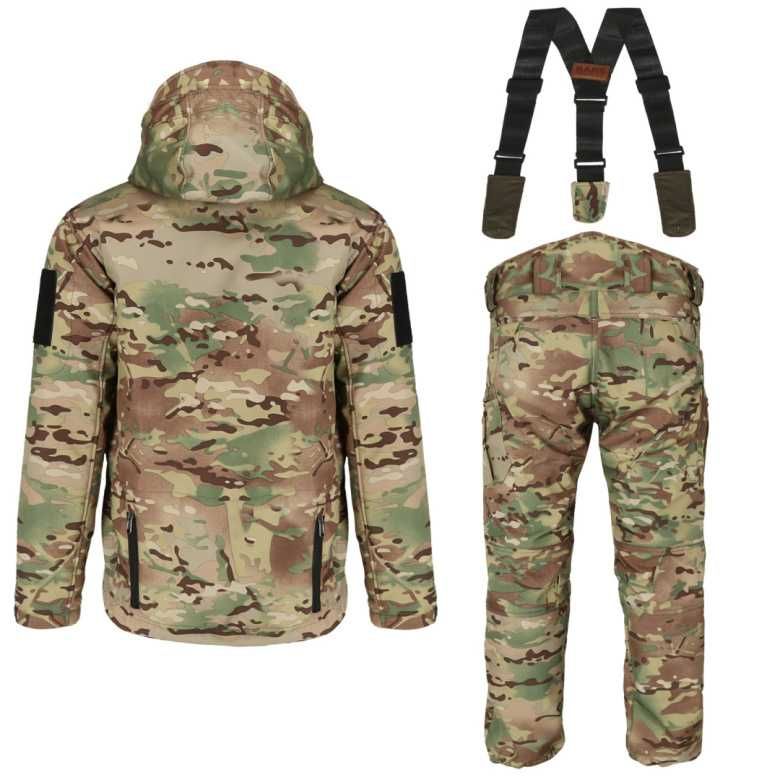 Komplet przejściowy BARS SoftShell MORO MULTICAM kurtka + spodnie