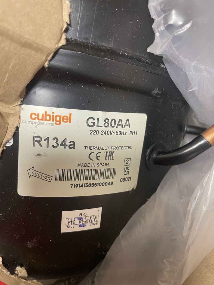 Kompresor Cubigel GL80AA 220-240v R134a